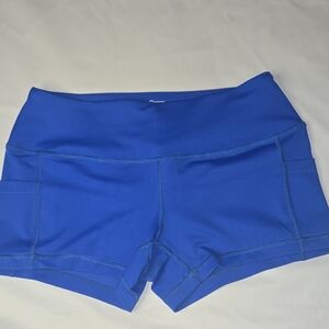 Feed Me Fight Me Blue Athletic Shorts